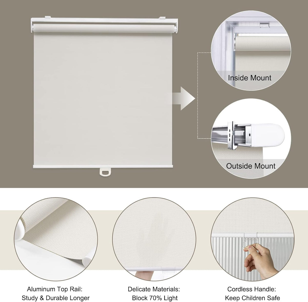Light Filtering Roller Shades