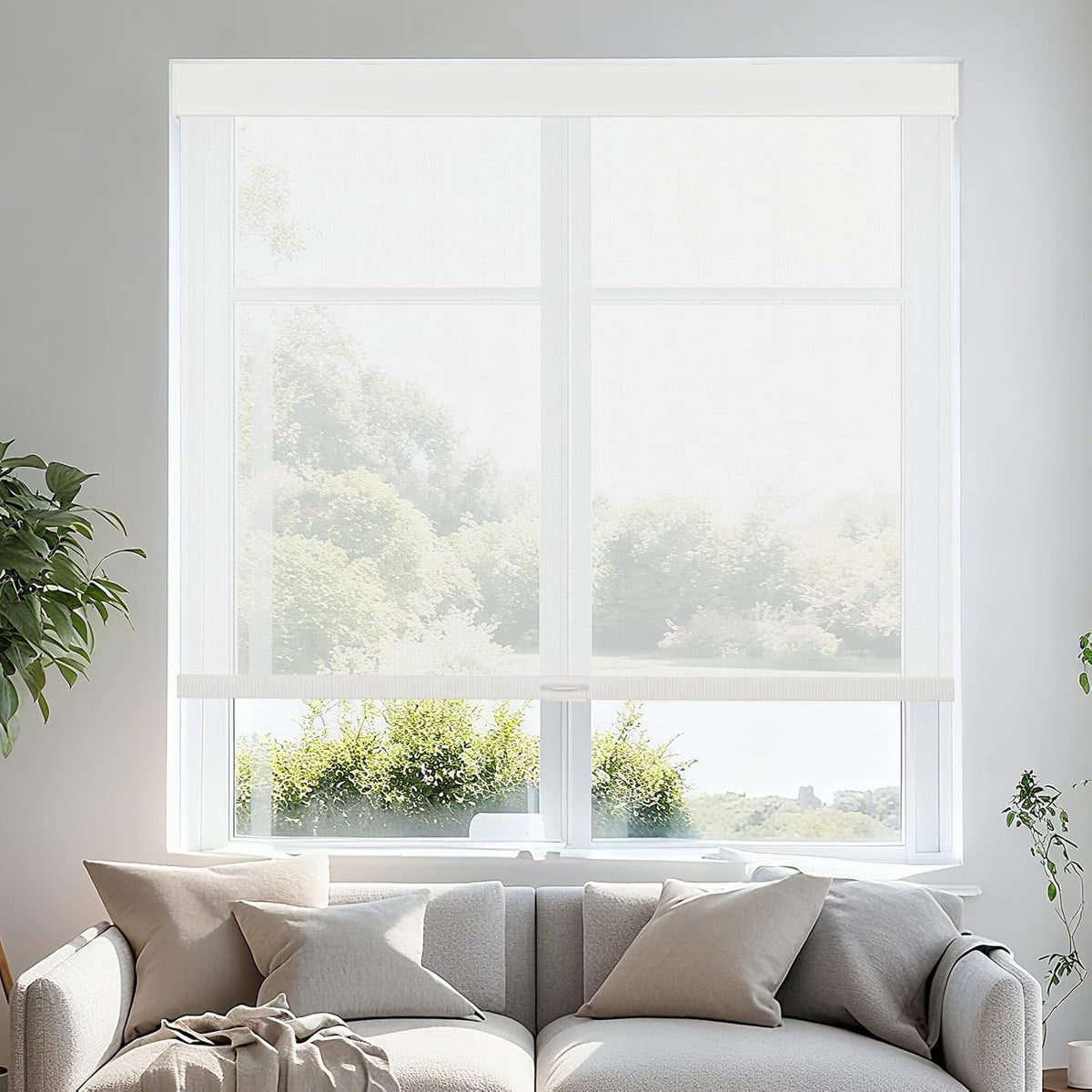 Custom Cordless Solar Roller Shades