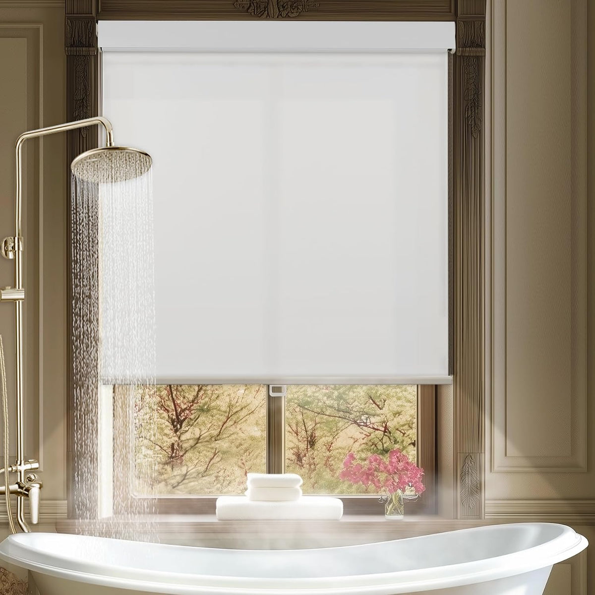 No Drill Cordless Blackout Roller Shades