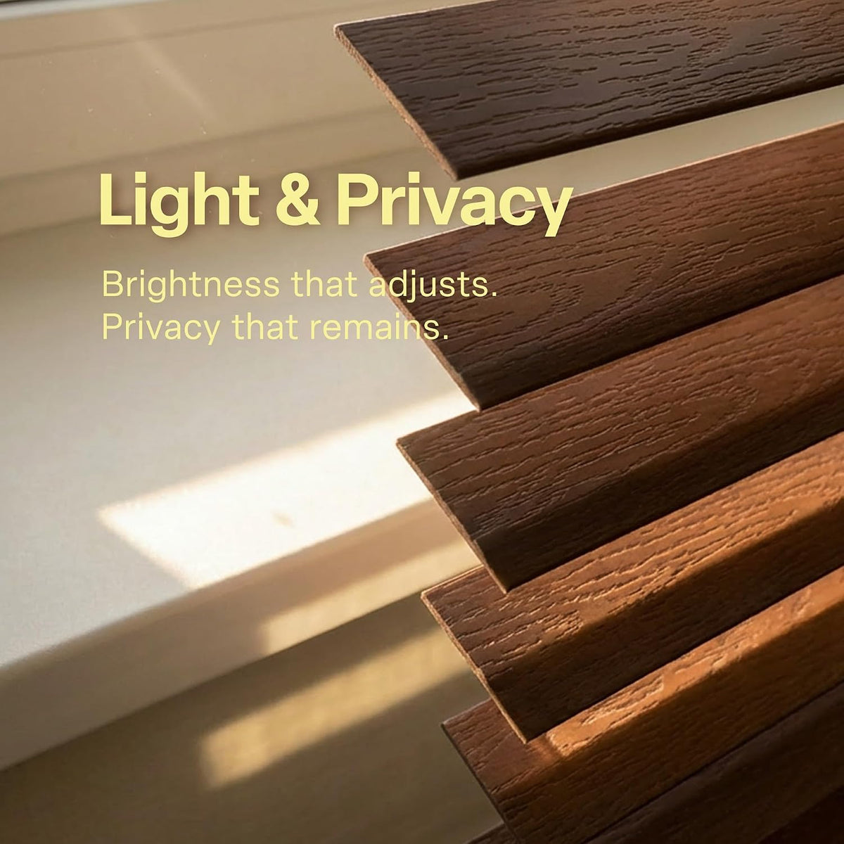 2" Cordless Faux Wood Blinds
