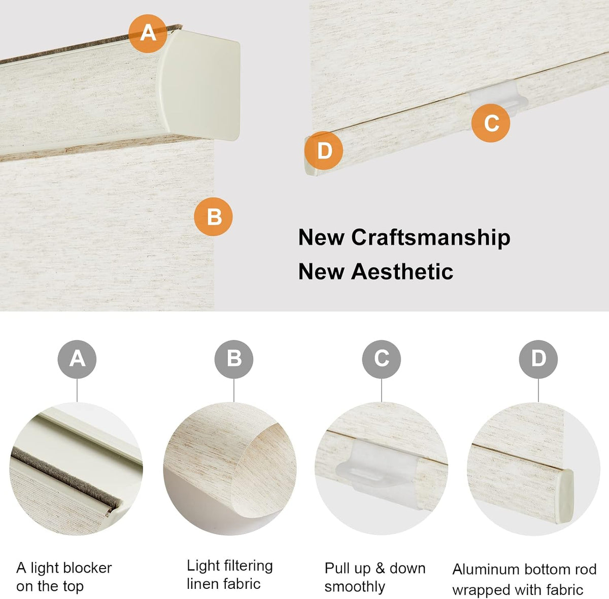 Custom Cordless Roller Shades