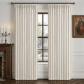 Viral Pinch Pleated Linen Blackout Curtains 2 Panels