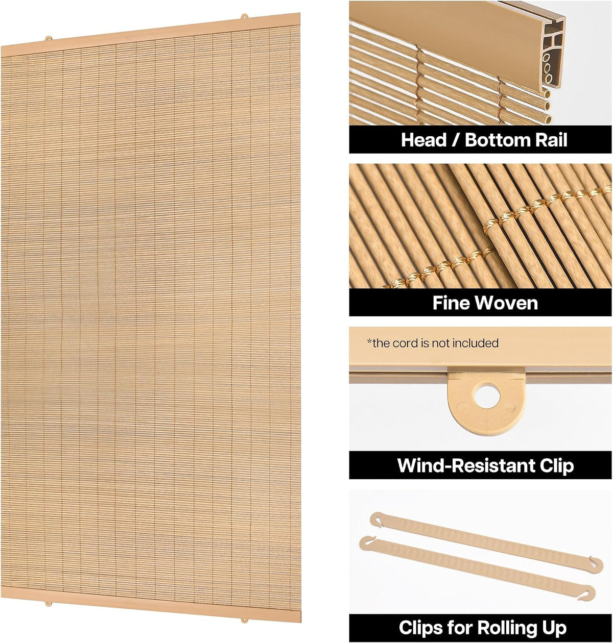 Outdoor Cordless Roller Shades