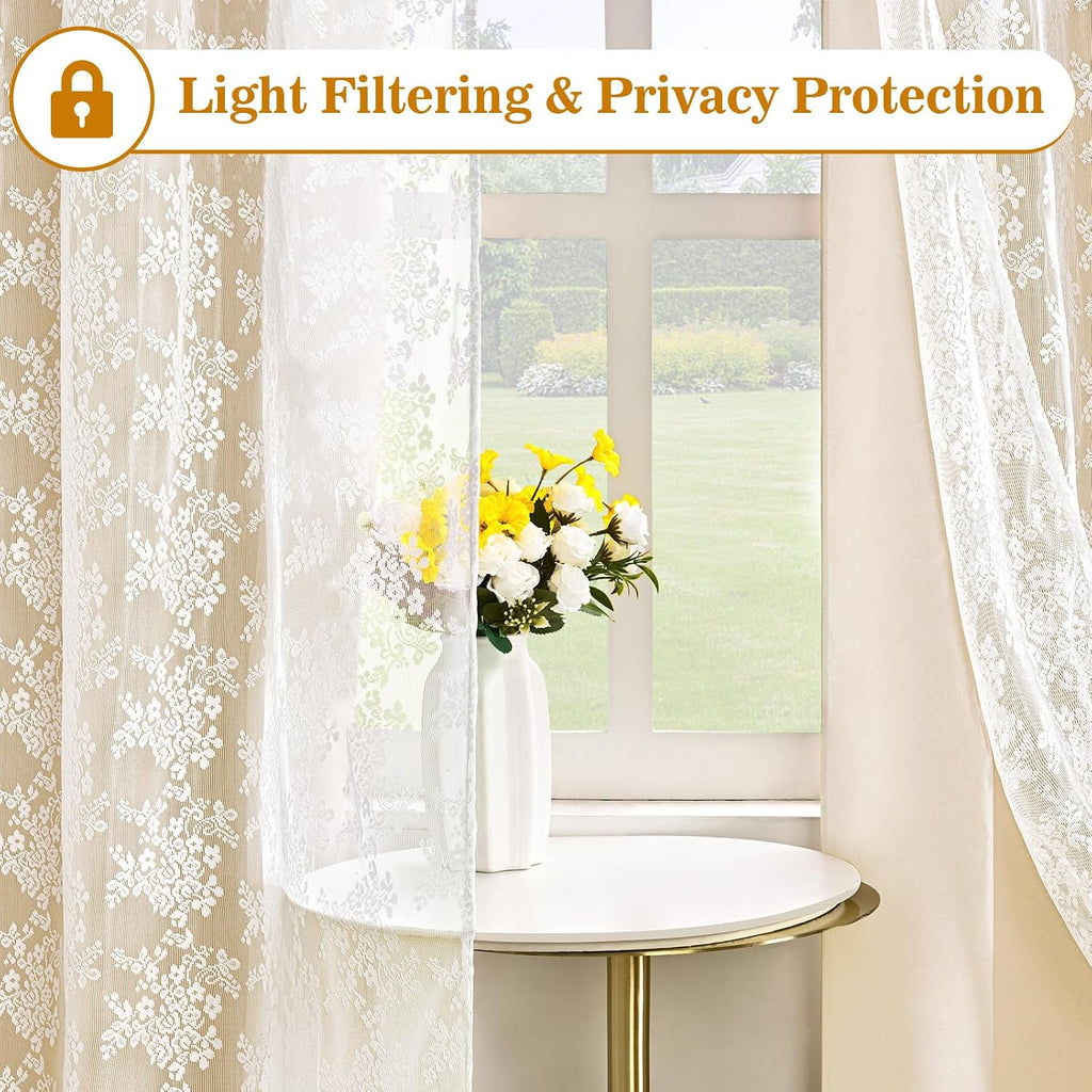 Double Layer Grommet Blackout Curtains 2 Panels