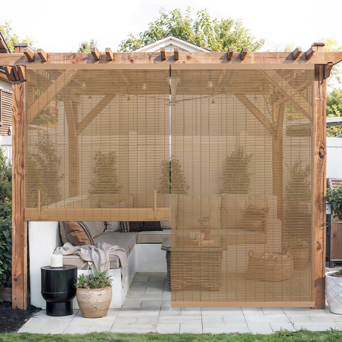 Outdoor Cordless Roller Shades