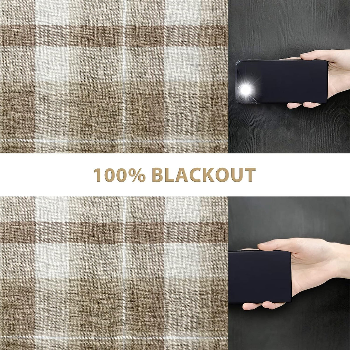 Grommet Blackout Curtains 2 Panels