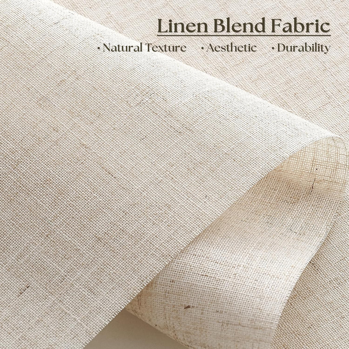 Natural Linen Cordless Light Filtering Shades