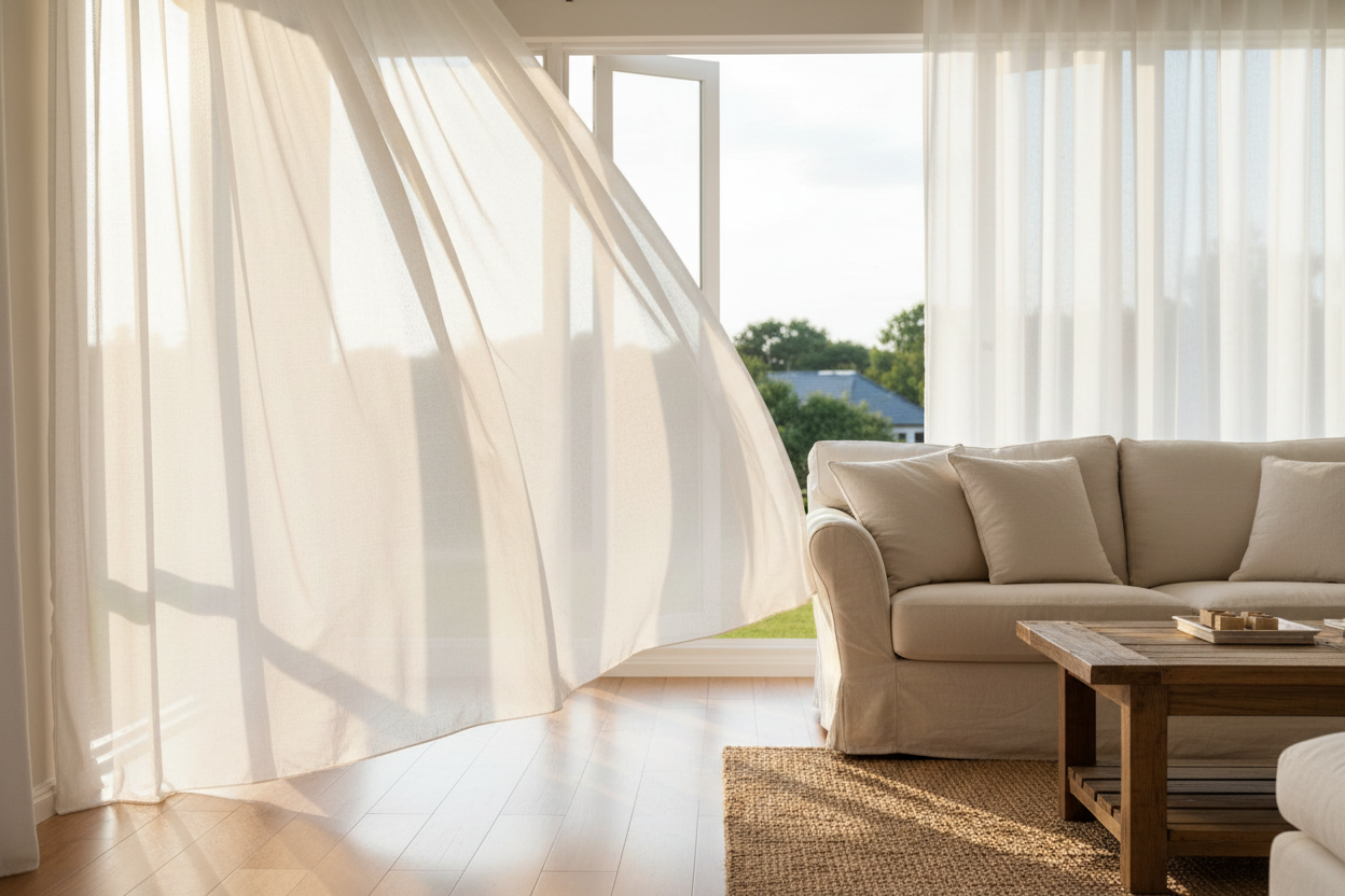 Sheer Voile Panels